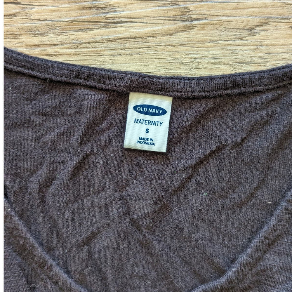 Old Navy Maternity Sleeveless Shirt Black Small - Picture 3 of 5